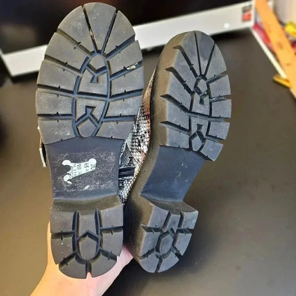 BP Snake Skin Combat Boots - Picture 13 of 14